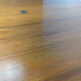 Small side table children's desk with flap