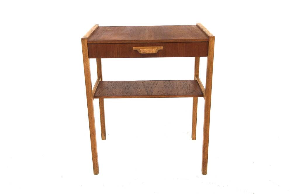 Scandinavian teak bedside table, Sweden, 1960s