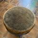 Piano stool / swivel stool in solid wood