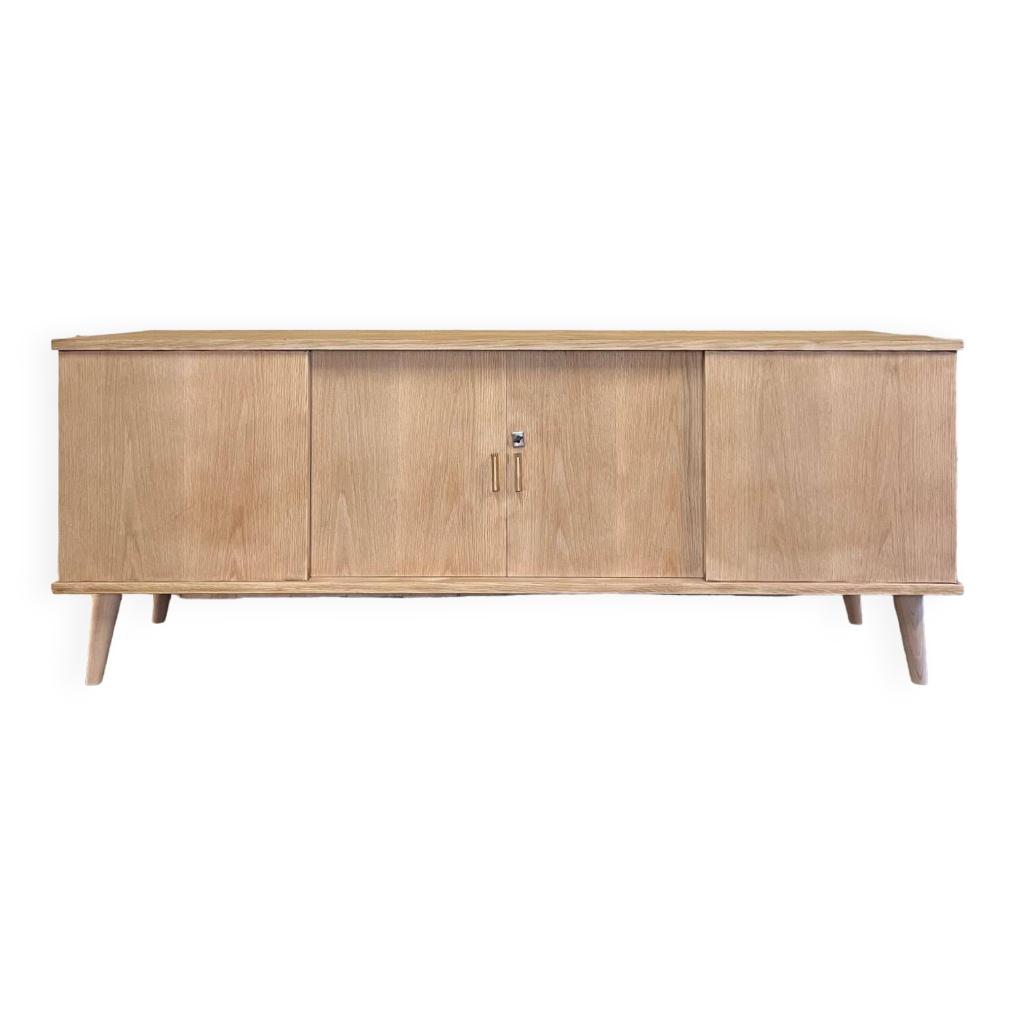 Scandinavian vintage hi-fi tv cabinet