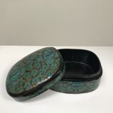 Hand-painted wooden box