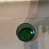 6 large green Beldi glasses