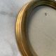 Golden round frame