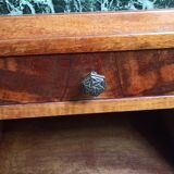 Art Deco style bedside table in marble