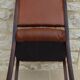 Chaise chic de style  Chesterfield Vintage à ossature bois et simili cuir