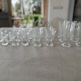 DAUM crystal glass set, KIM EPIS collection - 1950s