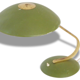 Important khaki saucer 1950 vintage 50's rockabilly desk lamp desk lamp