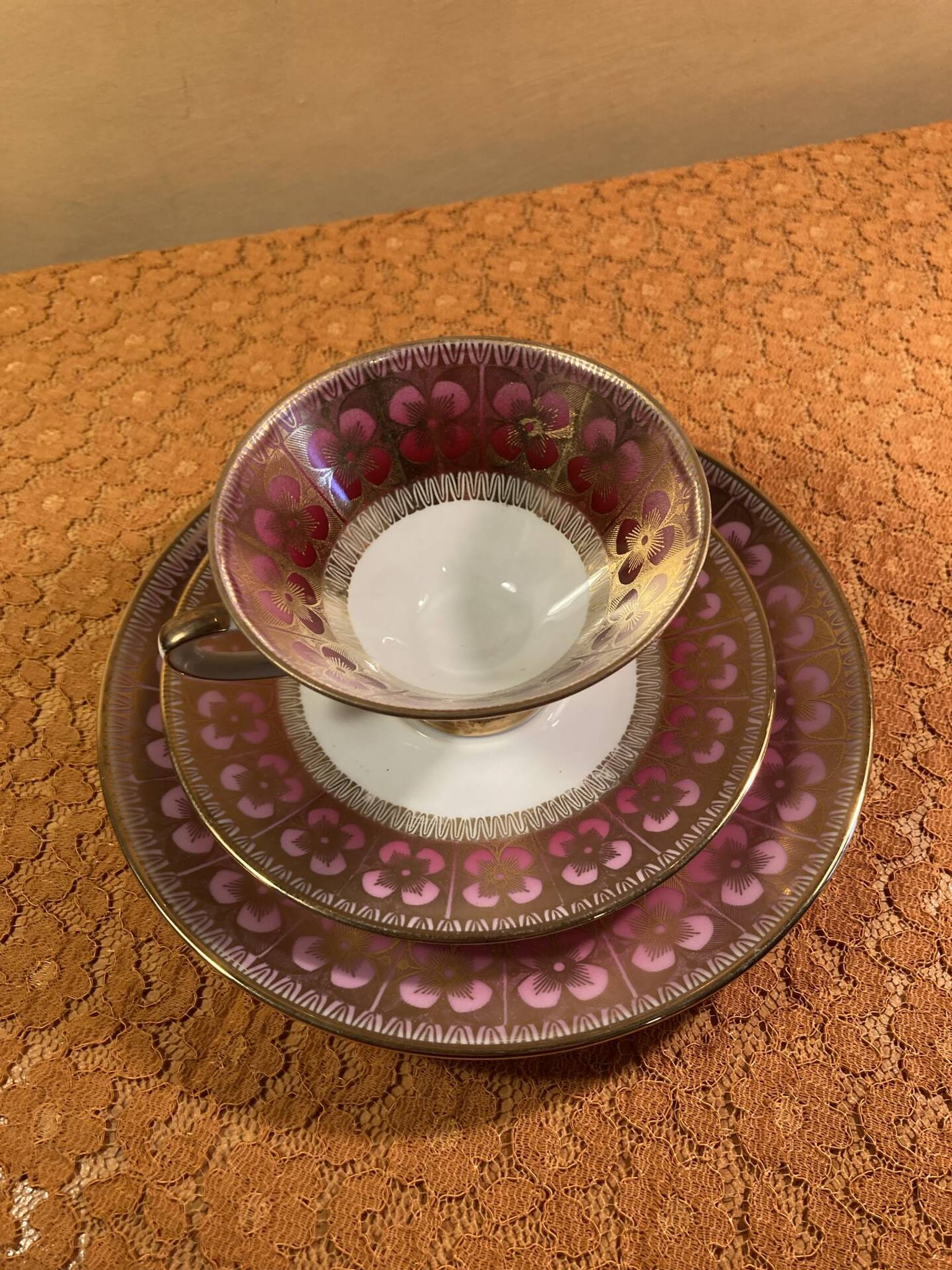 Ensemble petit déjeuner Bavaria vintage chic