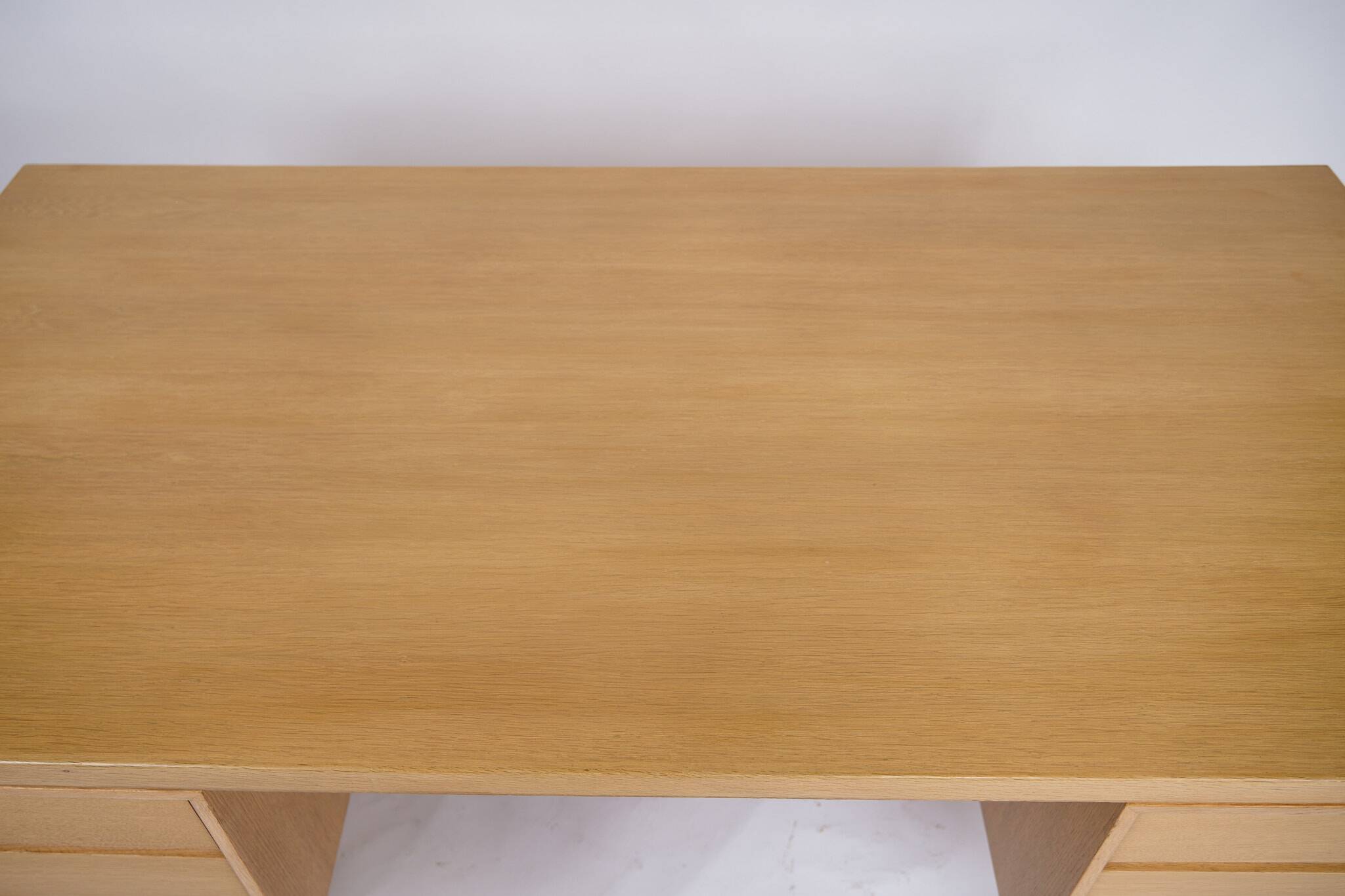 Freestanding desk - six drawers - oak - Omann Junior - Danish design - 1960s