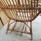 Series of rattan armchairs from the 70s