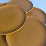 Set of 8 ceramic plates from Vallauris