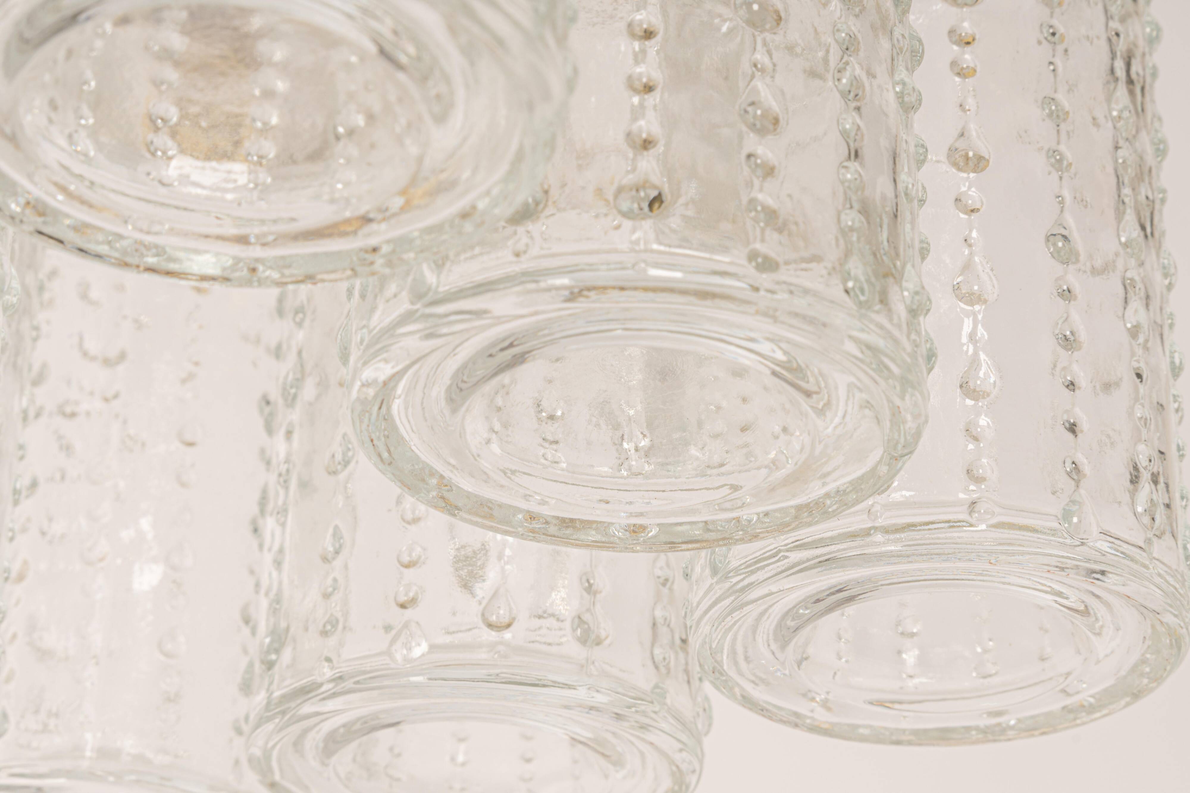 Glass ceiling lights Limburg, Germany, 1970s