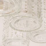 Glass ceiling lights Limburg, Germany, 1970s