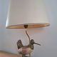 Vintage woodcock lamp by Elli Malevolti for Artiflex, designer lighting