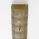 Pair of Murano Gold-Toned Frosted Glass and Brass Wall Sconces, Italy