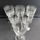 6 verres à eau Baccarat gravure Grecque inclinée