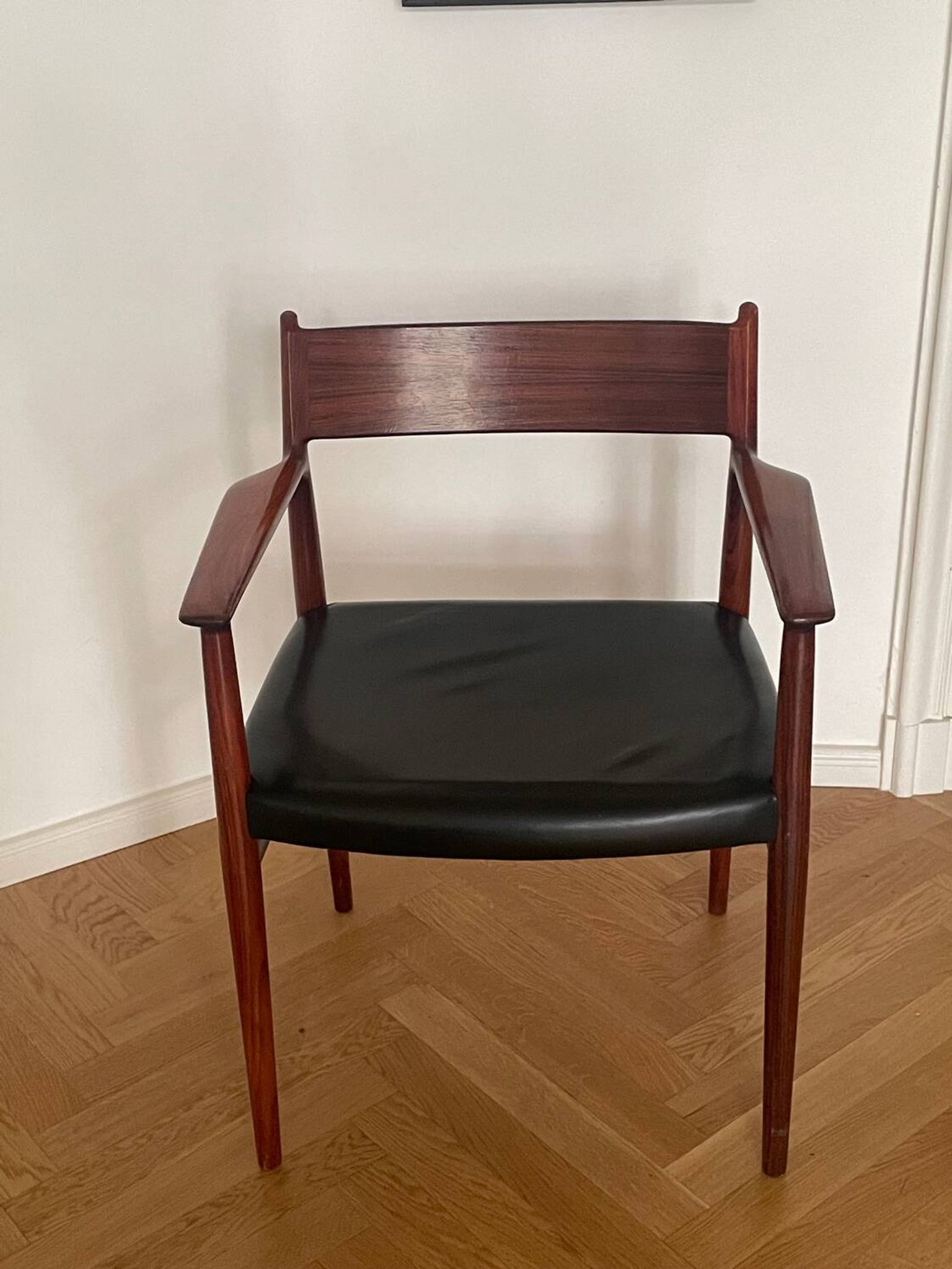 Fauteuil Arne Vodder en palissandre par Sibast 1960