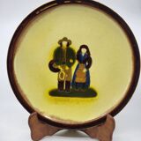 Service à dessert Atelier Cerenne Vallauris Santons de Provence France 1950