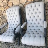 Victoria Chesterfields armchairs