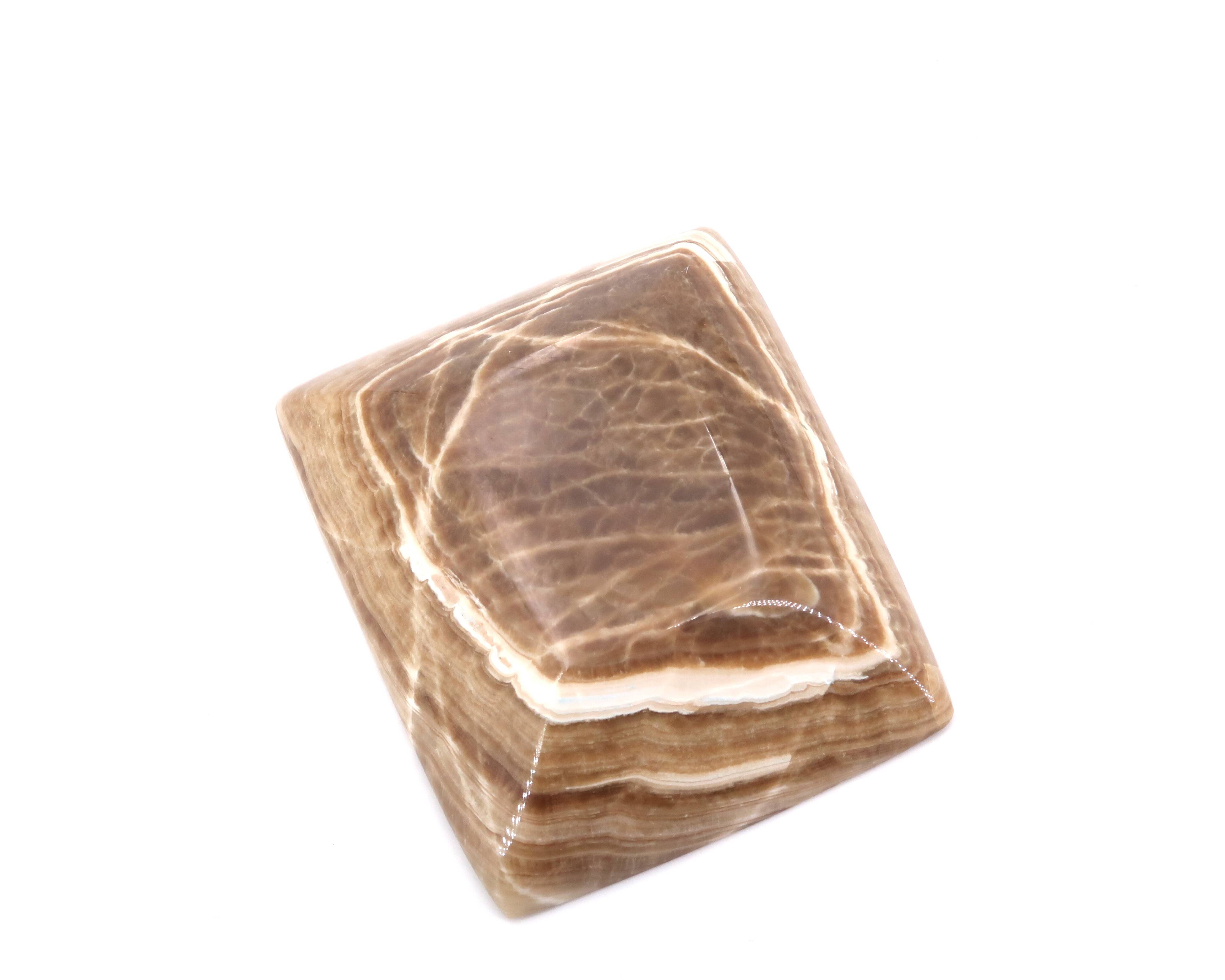 Empty pocket in beige brown stone, 70s