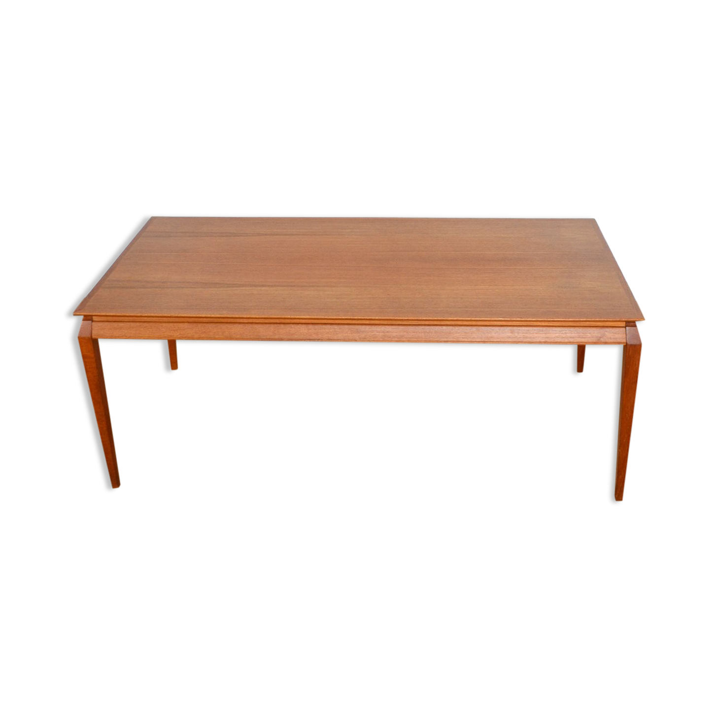 Scandinavian coffee table Danish teak vintage 1960s