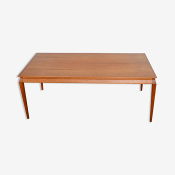 Scandinavian coffee table Danish teak vintage 1960s