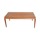 Scandinavian coffee table Danish teak vintage 1960s