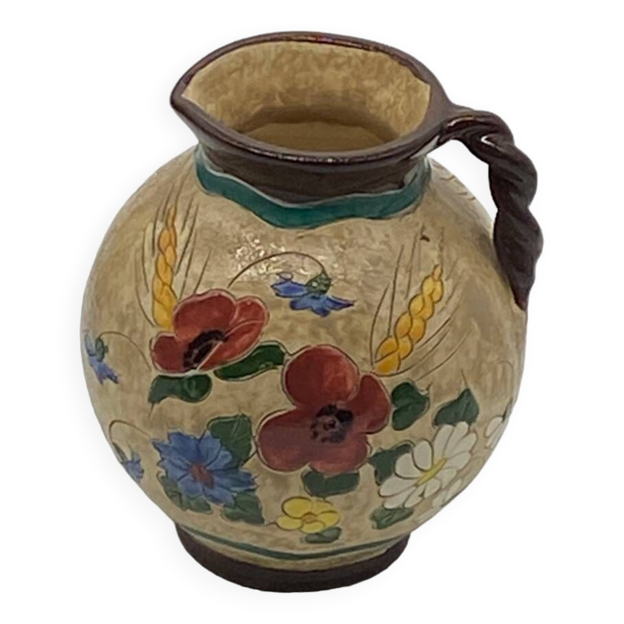 Vase / ceramic pitcher Vallauris J Massier, vintage, 1950,