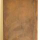 Carved wooden mirror, signed P. Guallino, "le passage", brutalist design from the 80s