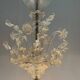 Venetian Chandelier in Colorless Murano Glass, 12 Light Arms, Circa 1900