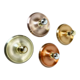 Set of four multicolor disc wall lights, germany 1960s