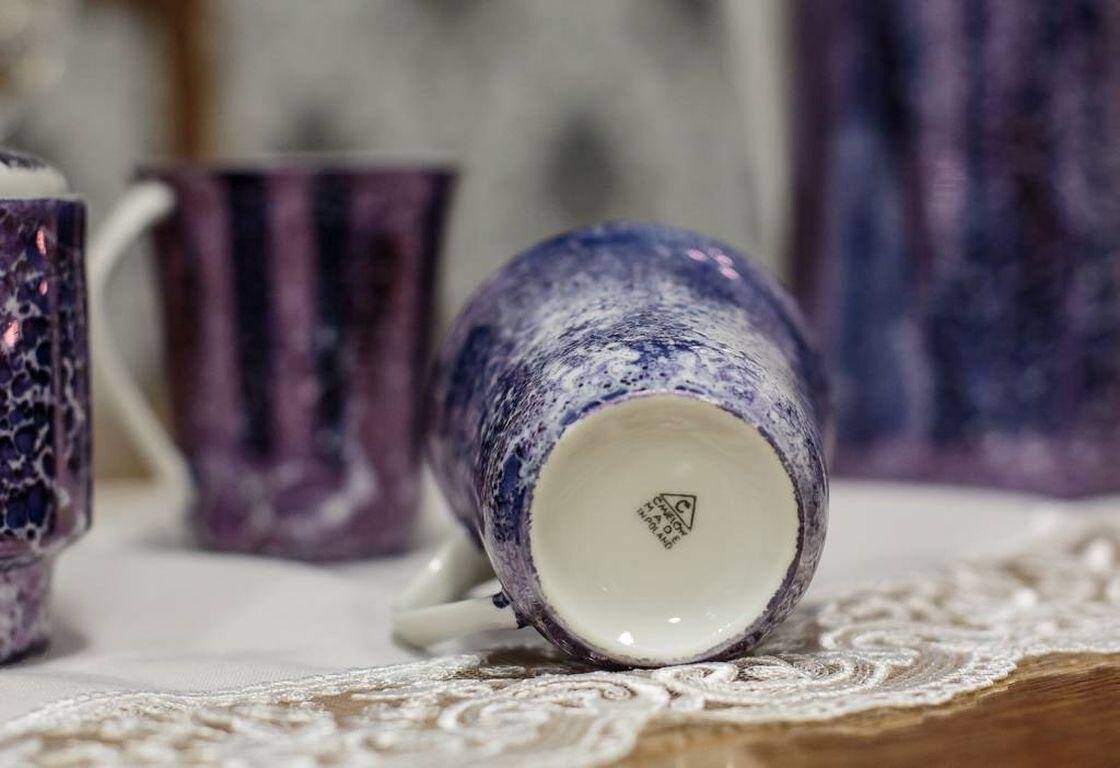 Vintage Porcelain Coffee Set, 1960s, Set of 7