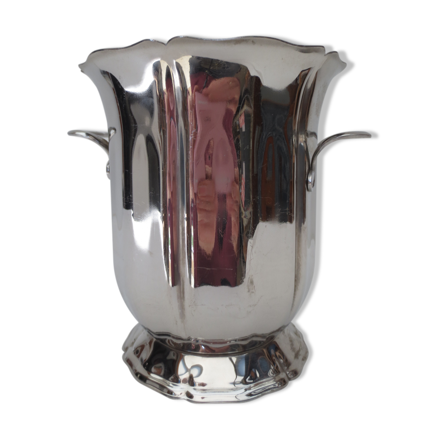 Seau à champagne en inox de marque Guy degrenne Selency