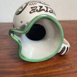 Punter cracked ceramic salt and pepper set, oil and vinegar set