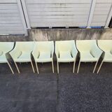 Set of 6 DR. NO chairs by Philippe Starck for Kartell – stackable Italian design.