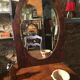 Miroir ovale biseauté 92x63