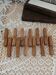 12 porte-couteaux anciens en bois d'olivier