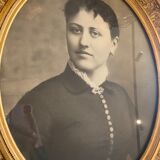Portrait drawing of a woman 1900