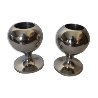 Scandinavian candlesticks duo