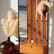 Vintage entryway coat rack – Cabinet with hooks, mirror and storage