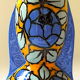 Vase art-déco en céramique