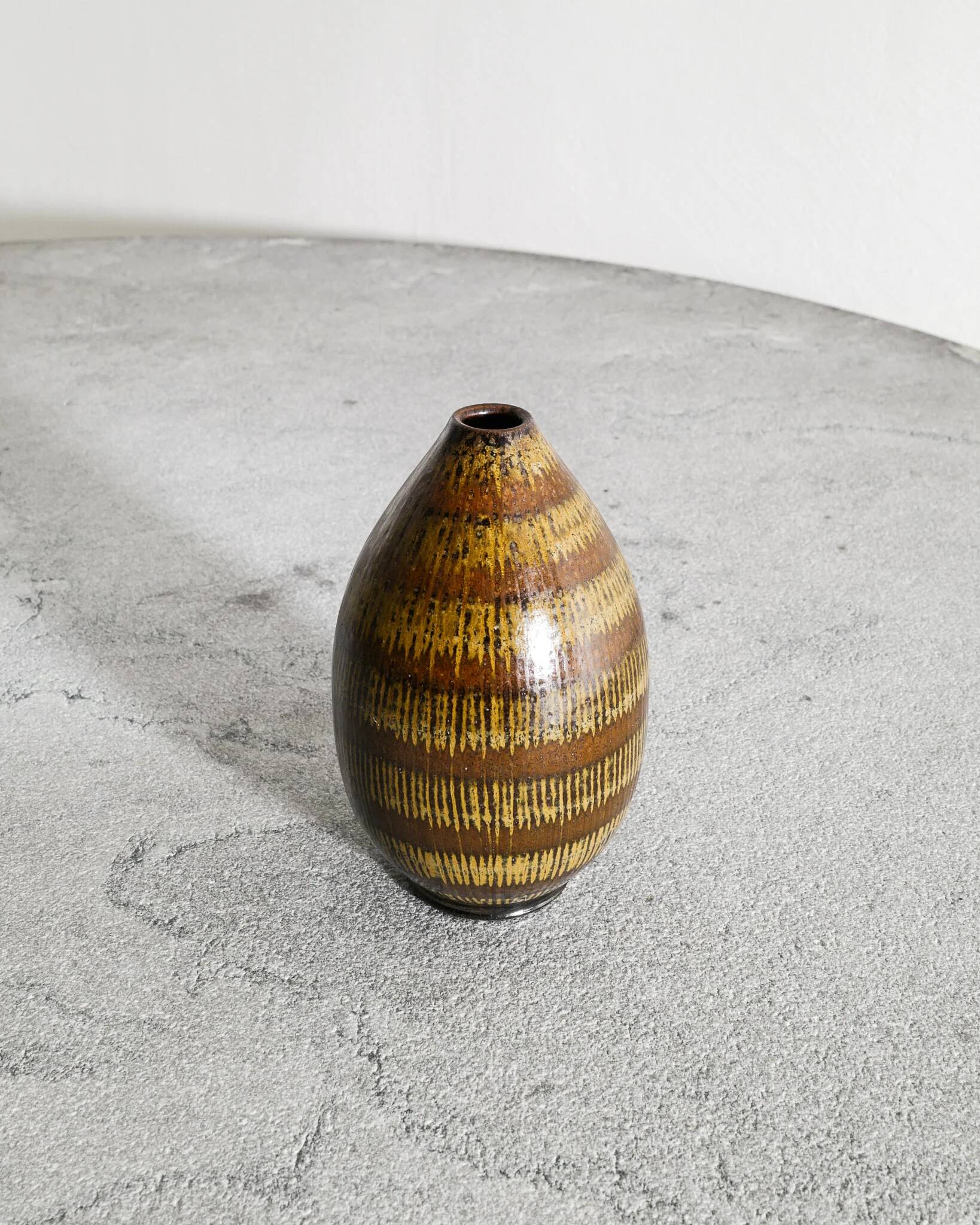 Vintage Swedish Mid Century Vase by Arthur Andersson for Wallåkra, 1940s