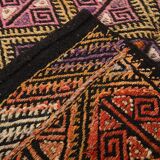 5x7 Yellow & Pink Turkish Kilim Rug, 158x218Cm