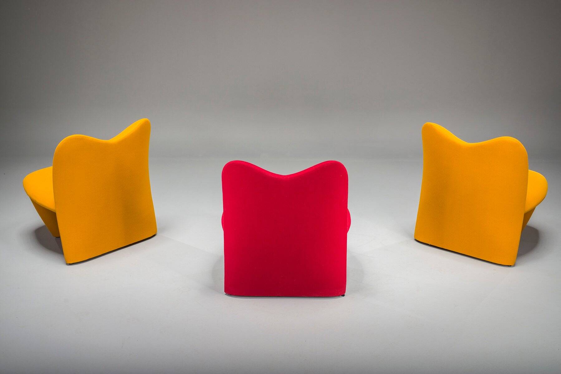 Multipla lounge chairs by Dillon & Wheeler for Kron Design, 1990s, set of 3