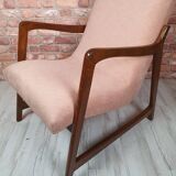 Renovted armchair, type 364, designed by Barbara Fenrych-Węcławska, Poland 1950s