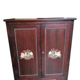 Credenza con decorazioni dipinte a mano, anni '50