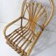 Vintage rattan armchair, child size
