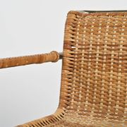 D42 tubular steel and cane armchair, Tecta, Germany, circa 1980