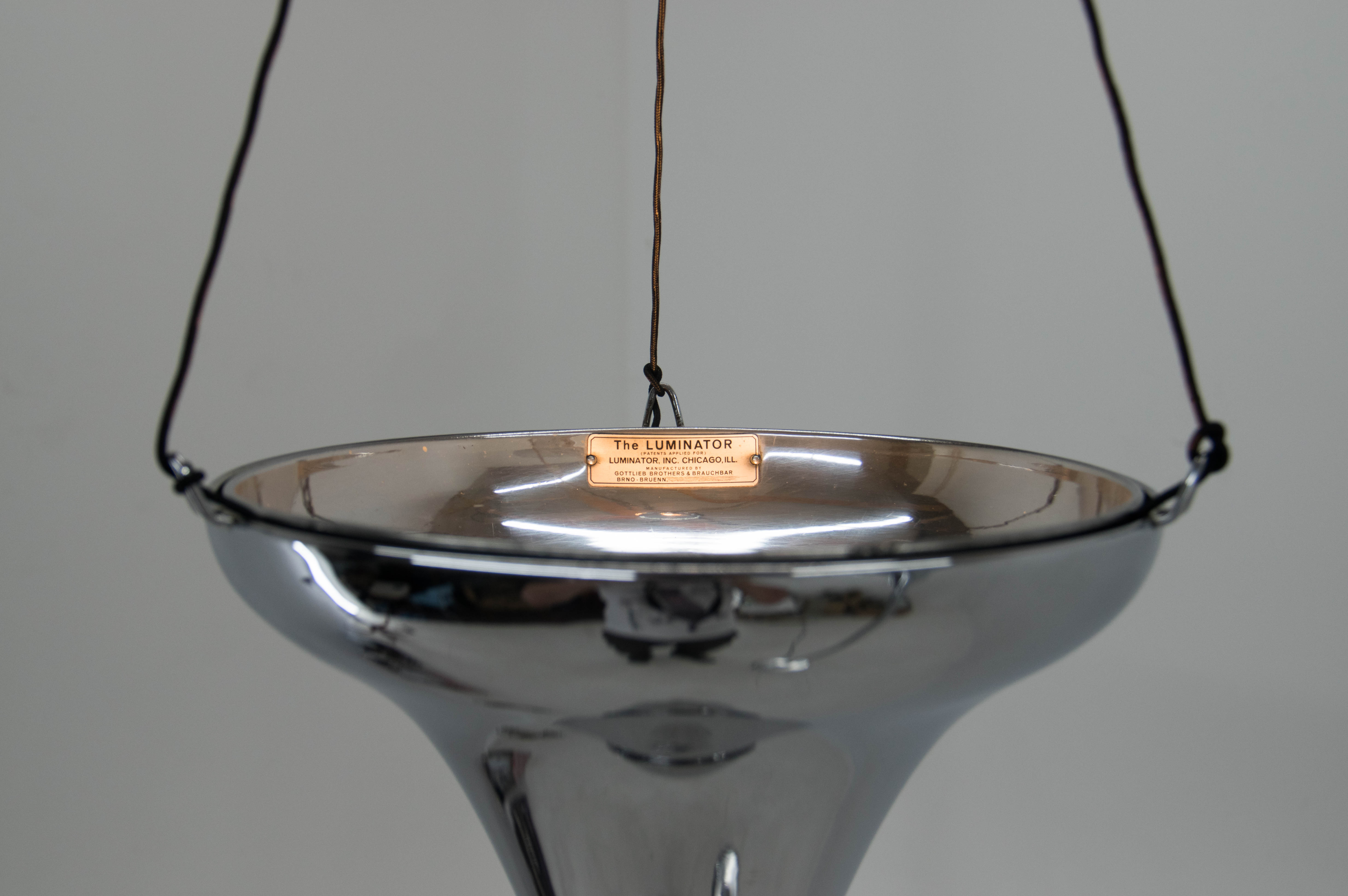 Luminator pendant, 1930s