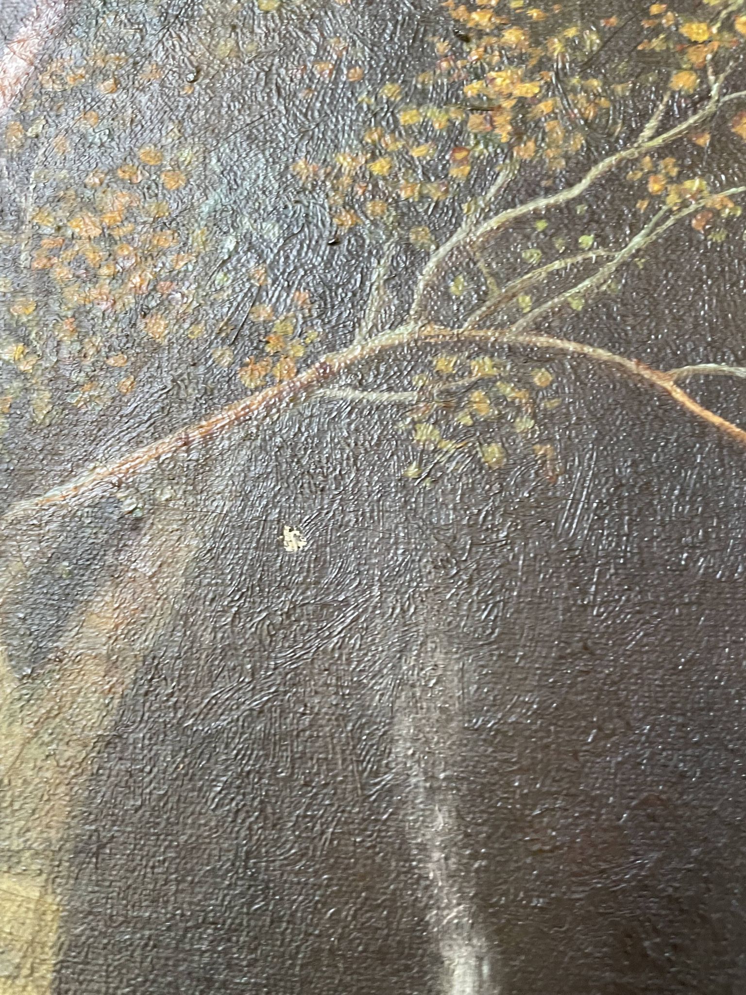 Oil on canvas The Sacred Grove